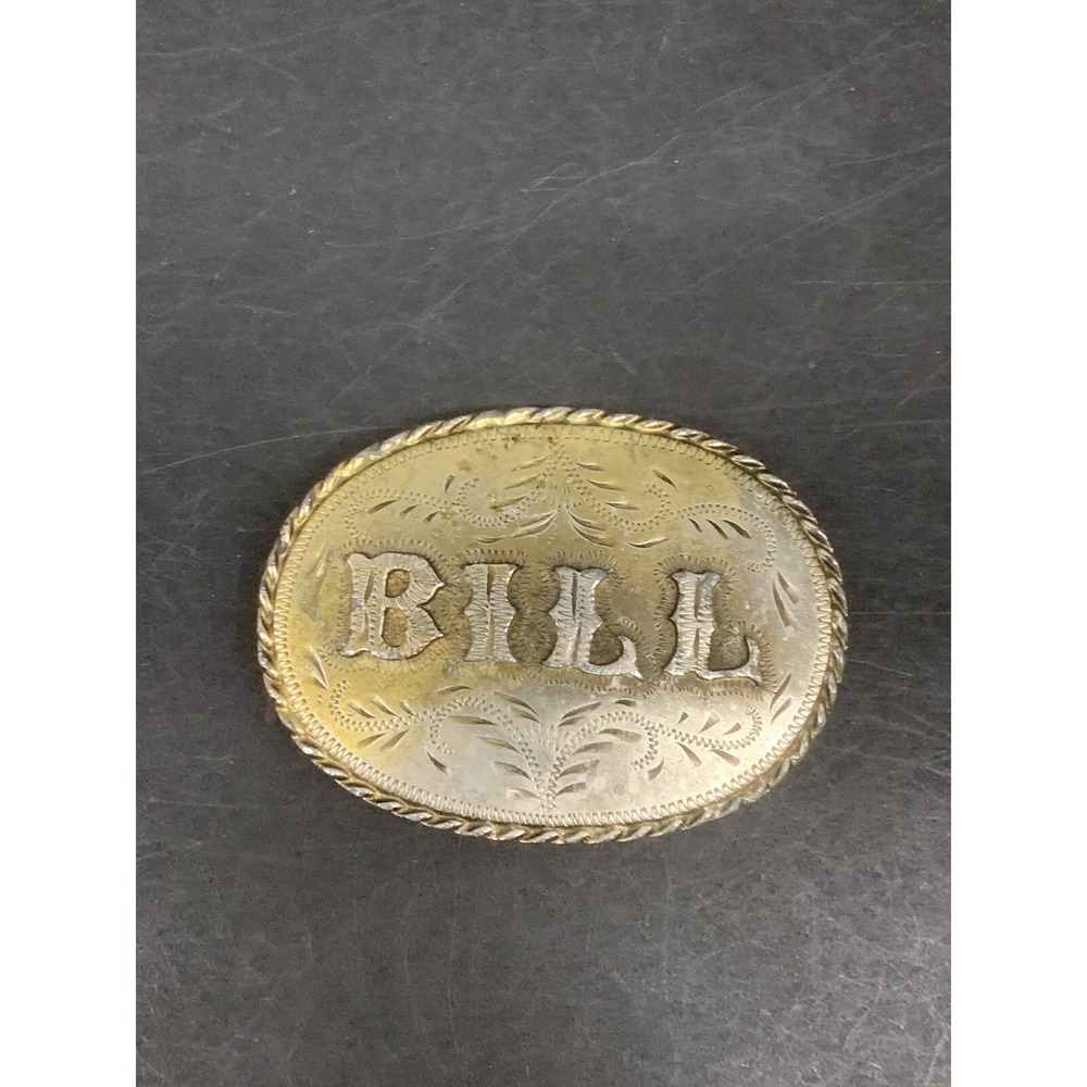 Spec Cast Belt Buckle Bill Personalized Vintage 1981 Denver, CO USA